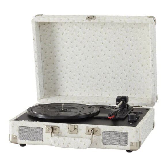 Crosley CR8005F-WO Cruiser Plus Turntable – White Ostrich Finish - NIB - Picture 2 of 6